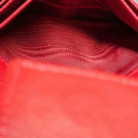 Prada Red Saffiano Leather Bifold  Wallet - Picture 12 of 16